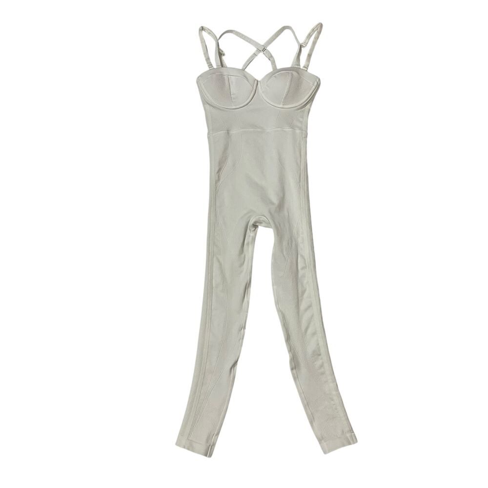 Adidas X IVY PARK Icy Park Knit Catsuit - Core White - Small